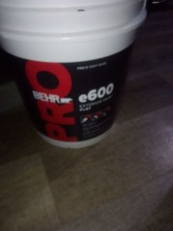 Behr pro e600 exterior paint flat. Black
