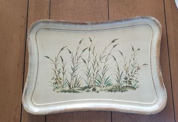 Vintage Florentine Wooden Serving Tray