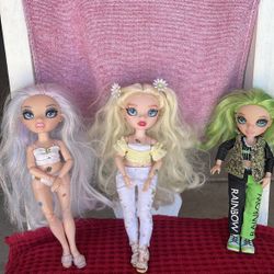 Rainbow Dolls  $18