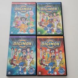 Digimon (Digital Monsters) TV DVD Seasons! Vol. 3, 4, 5 & 6! Anime, Action Adventure! All in Near Mint Cond!