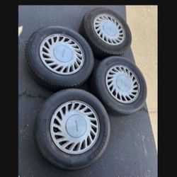 4 - 185/70r14 4x100 4x3.94 Stock Acura Integra Civic Fit Xa Xb Ia Echo Miata Wheels Rims Good 80% Treads Tires!!!!!!!!!!!!!!!!
