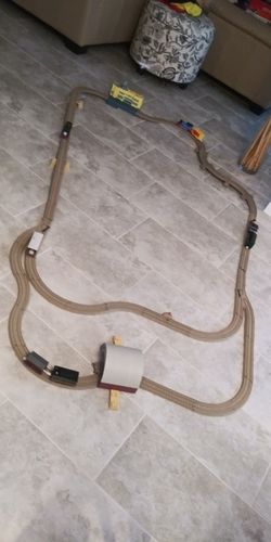 Train tracks. Thomas the train