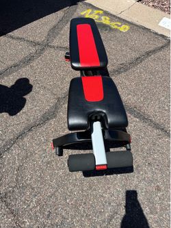 Bow flex adjustable bench