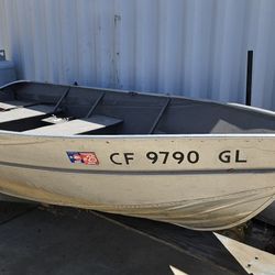 14' Valco Aluminum Boat 