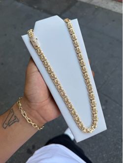 14k gold chino link