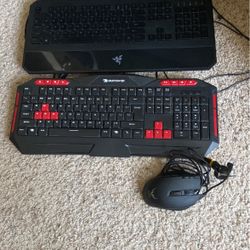 Gaming laptops and gaming mouse