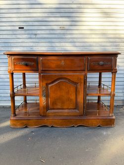 Vintage MCM Drexel Bar Cart Credenza Mid Century modern