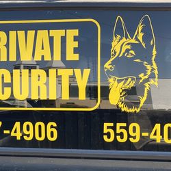 Prívate Security Guard/guardia de seguridad privada.