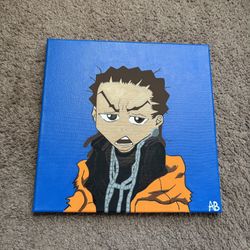 Riley Acrylic Canvas Painting