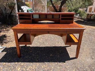 Solid wood desk