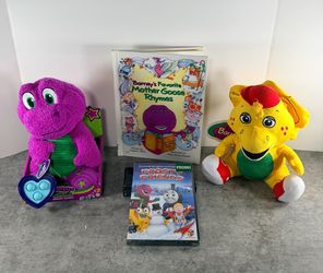 Barney Kids Bundle – Plush, Book & DVD