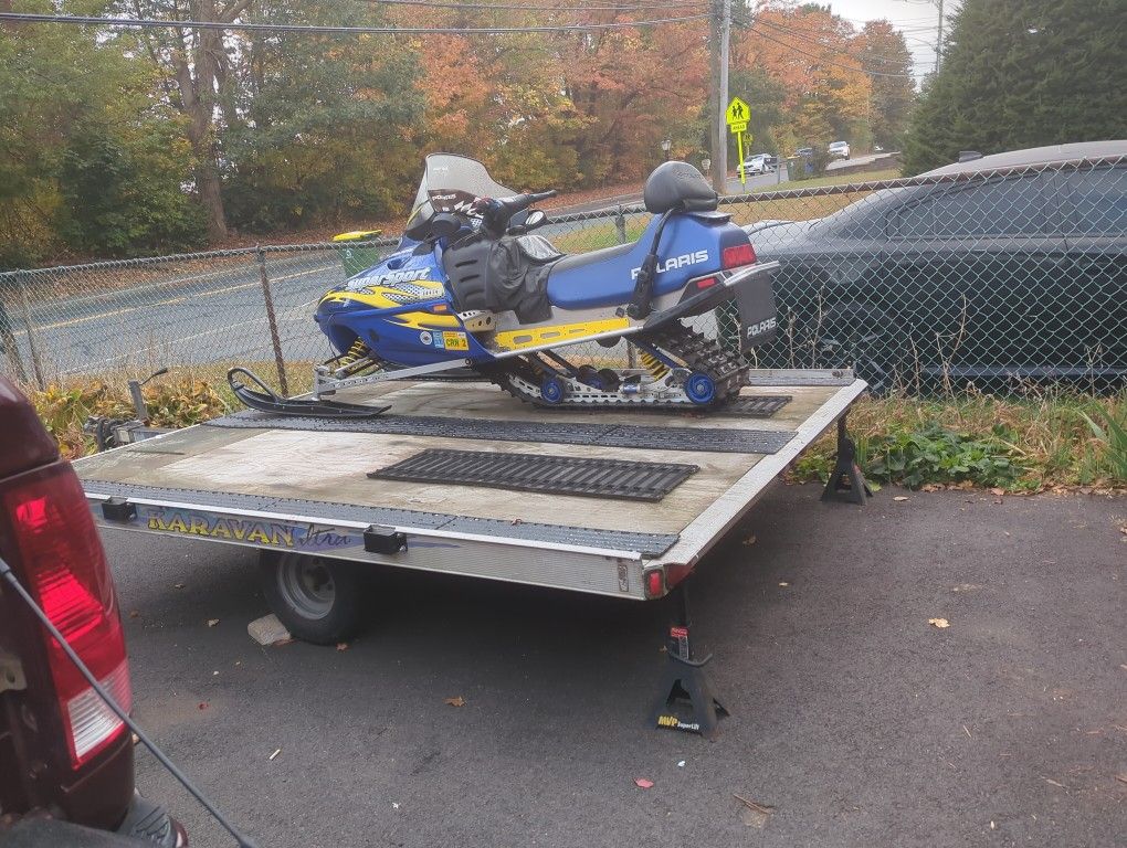 2003 Polaris And Trailer 