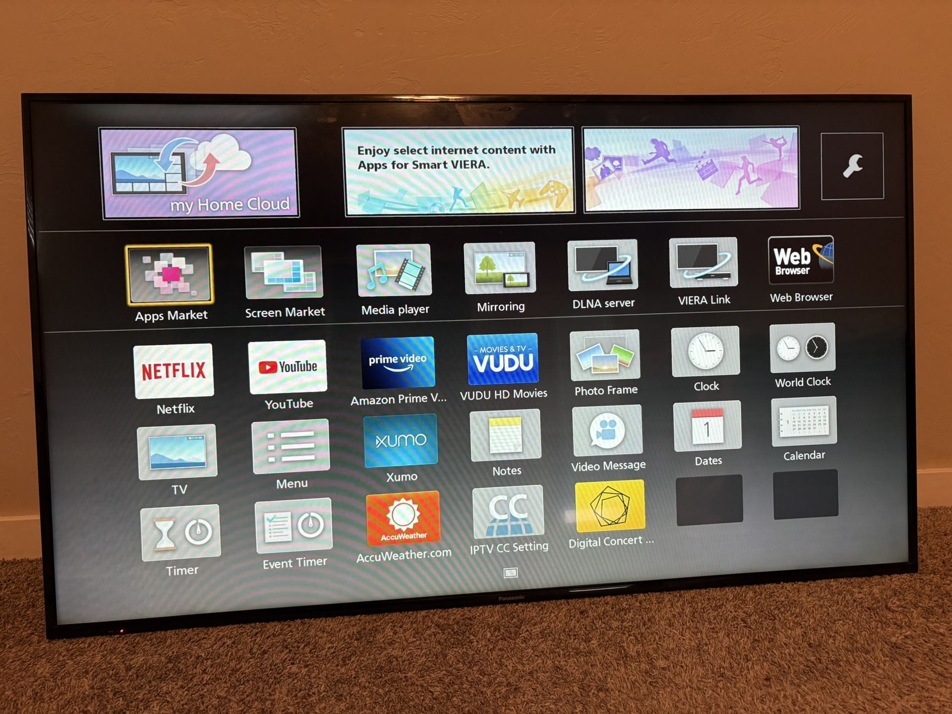2016 Panasonic Flat Screen TV