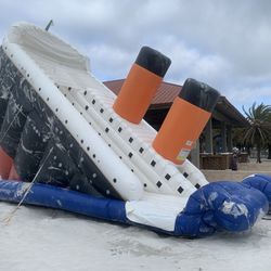 Big Boat Slide Inflatable 