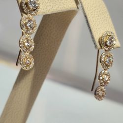 10k Gold Dangle Earrings