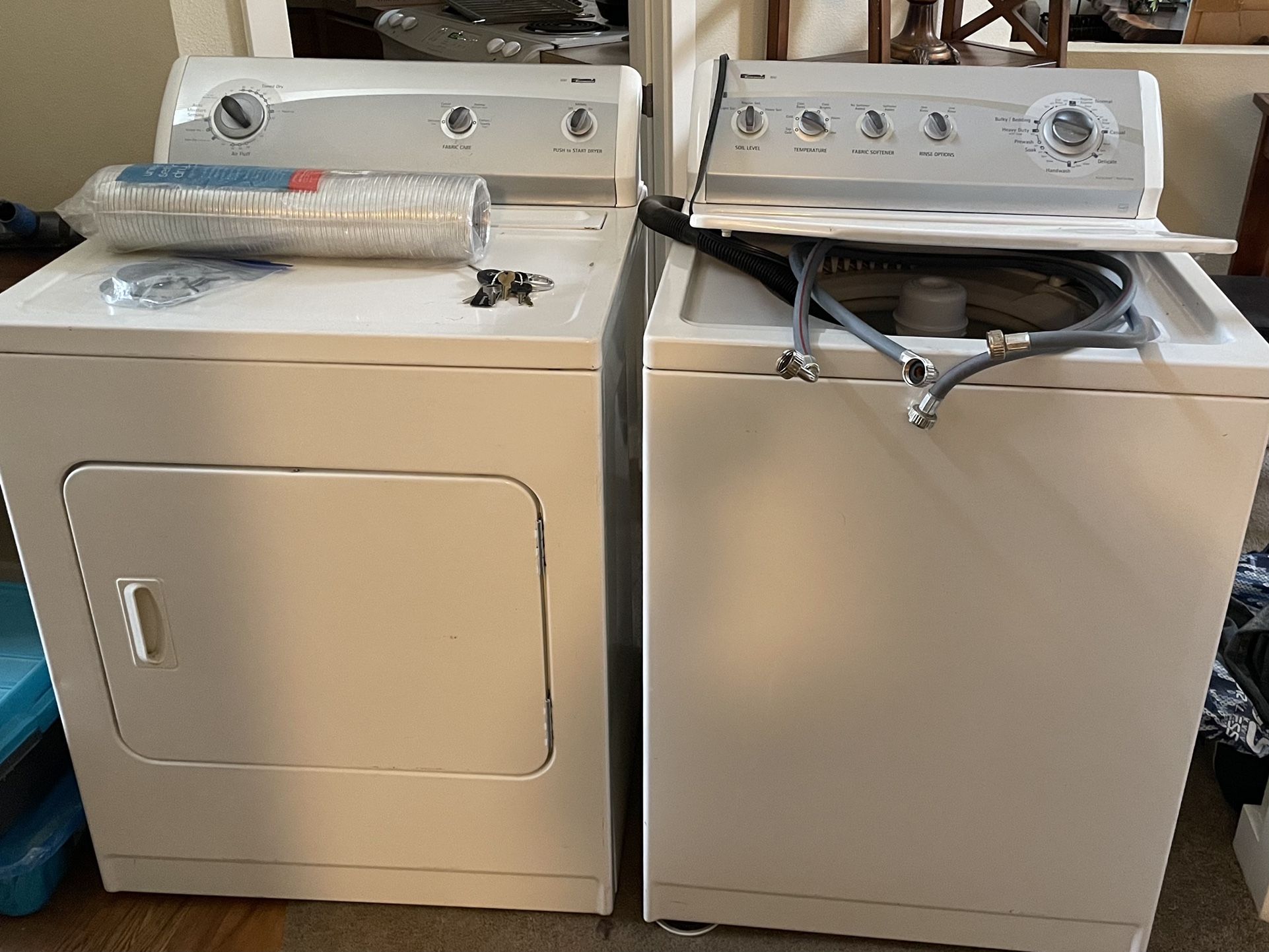 Kenmoore Super Capacity Washer And Dryer,  For Sale