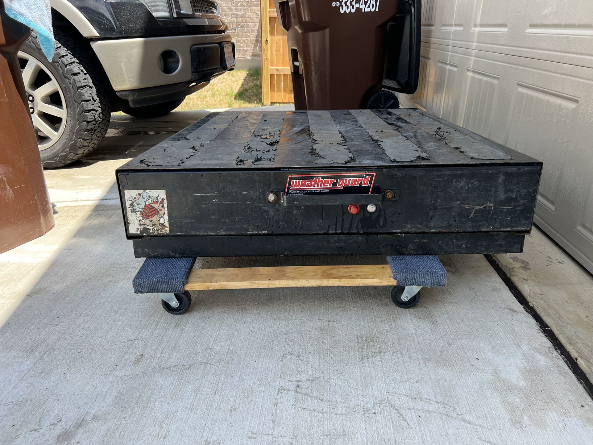 Weatherguard pack rat truck bed tool box for sale in san antonio tx