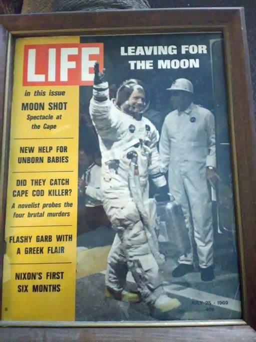 1969 Life mag. Neil Armstrong (Leaving for the moon)