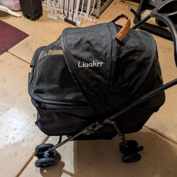 Folding Pet Stroller for Small/Medium Dogs and Cats,