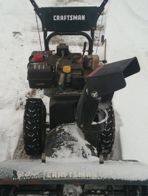craftsman snow plow
