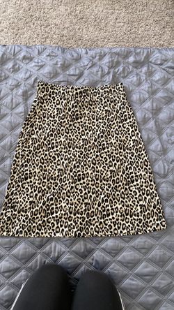 Leopard Print Skirt