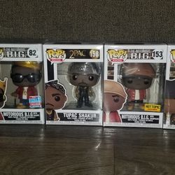 Funko pop Tupac Shakur And Notorious B.i.g 