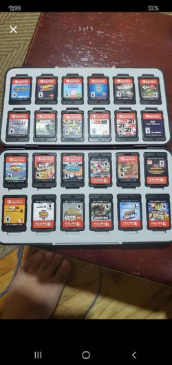 Nintendo switch games with case