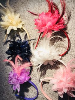 Feather headband toddler girl