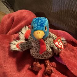 TY LURKEY BEANIE BABY 