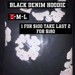 Denim Tears Hoodie (Black w White, All Black, Gray, Pink)