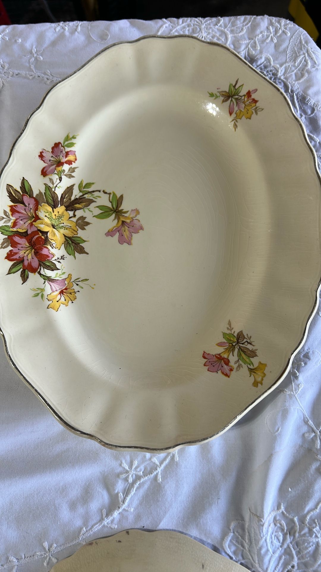 Sunshine J&G Meakin England Serving Trays 1851 Centenary 1952