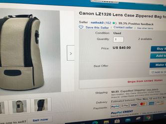 Canon lens case bag LZ1326