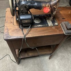 Makina Para Coser Antigua Singer 