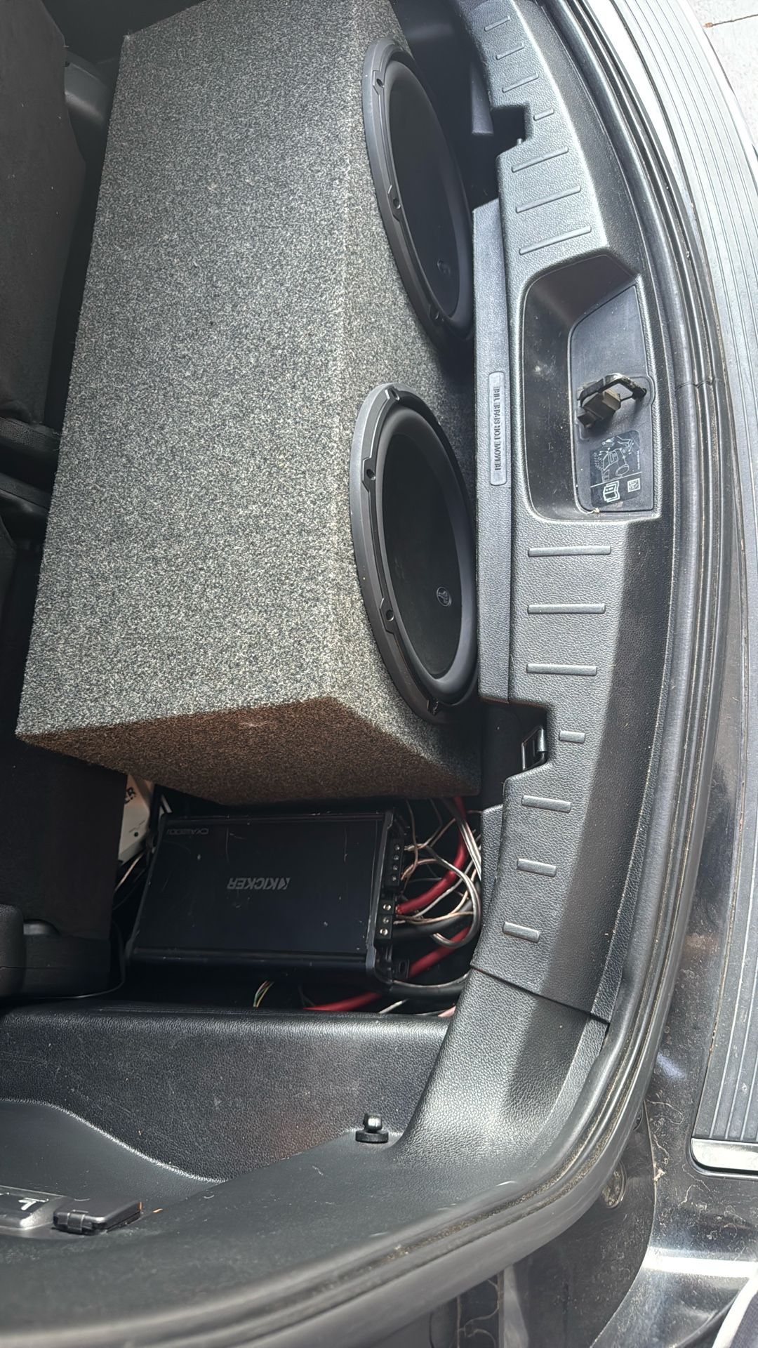 jl audio w3-12” & kicker cxa1200