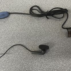 Black Mono H100 Earbud With Microphone And Clip