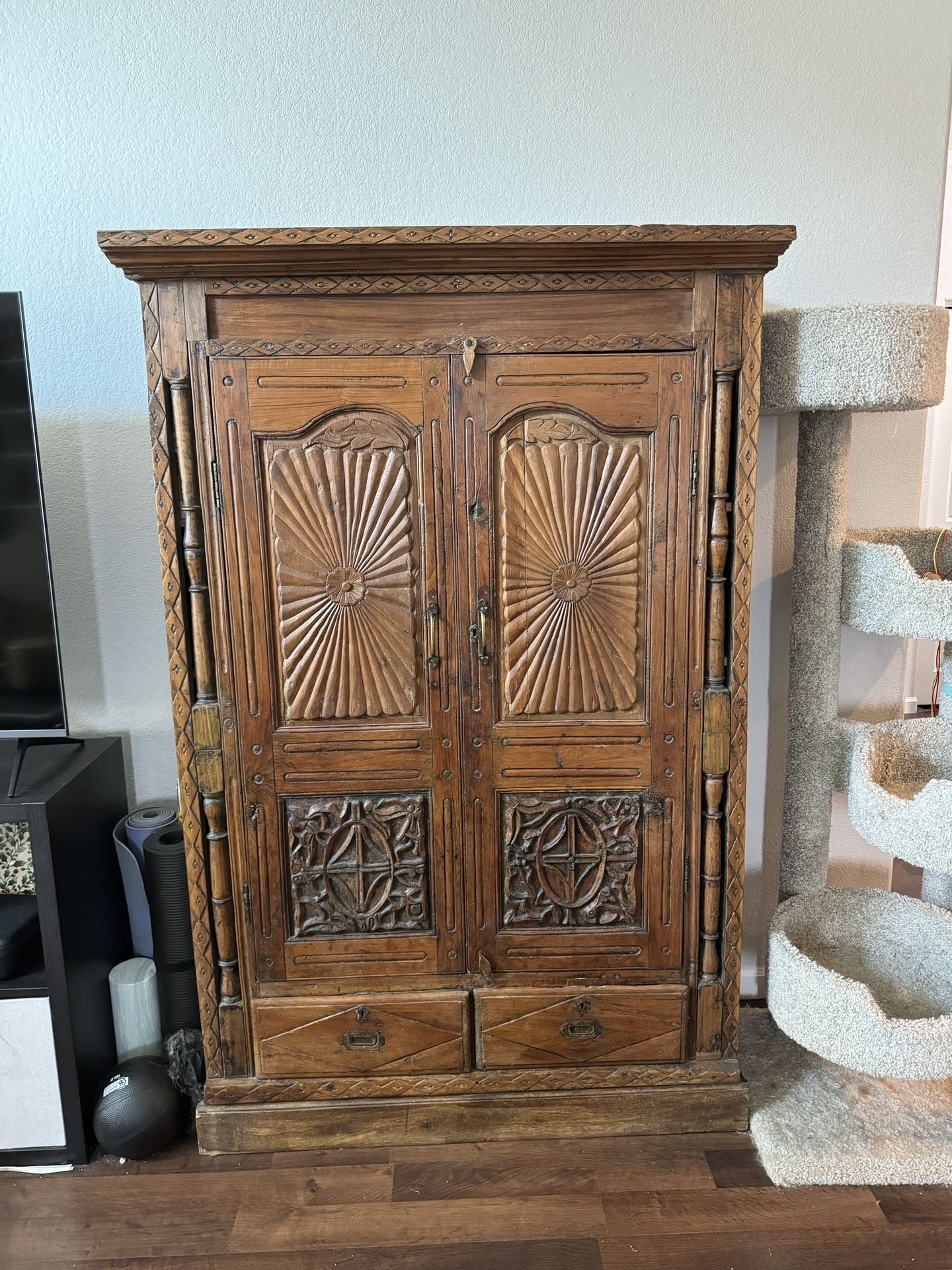 Antique Bar Cabinet