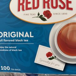 NEW Boxes Of Red Rose TEA .. NO Metals