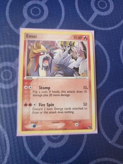 Pokemon Entei 1/17 damaged $10