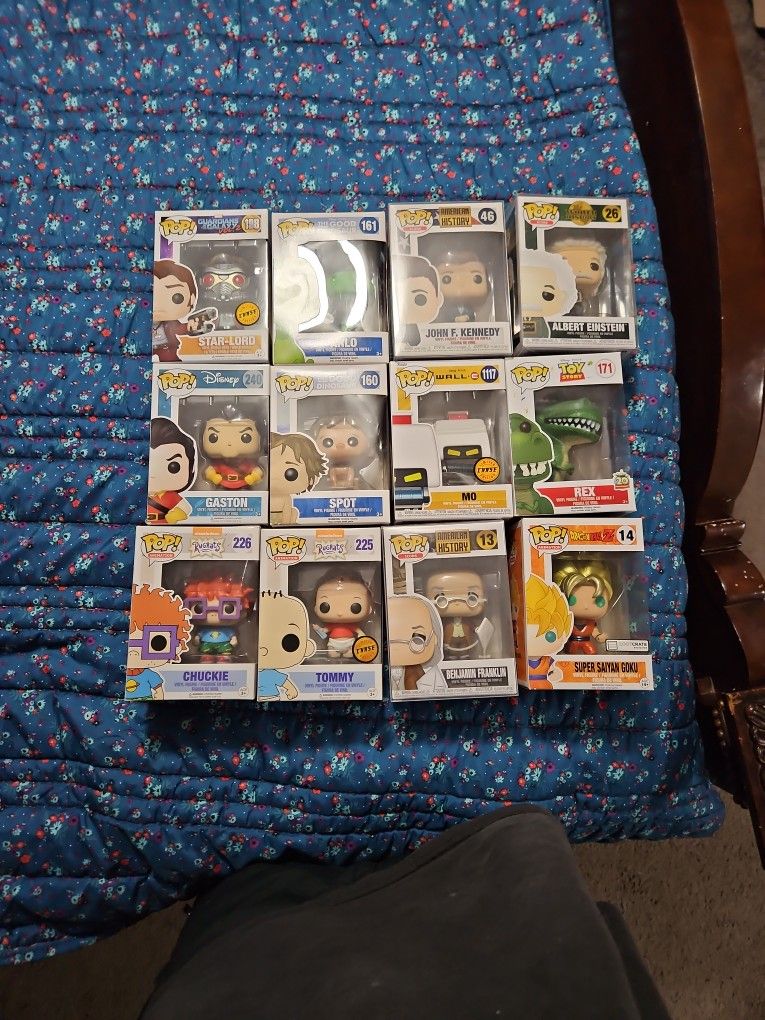 Lot Of Funko Pops! Anime, Disney, And History!