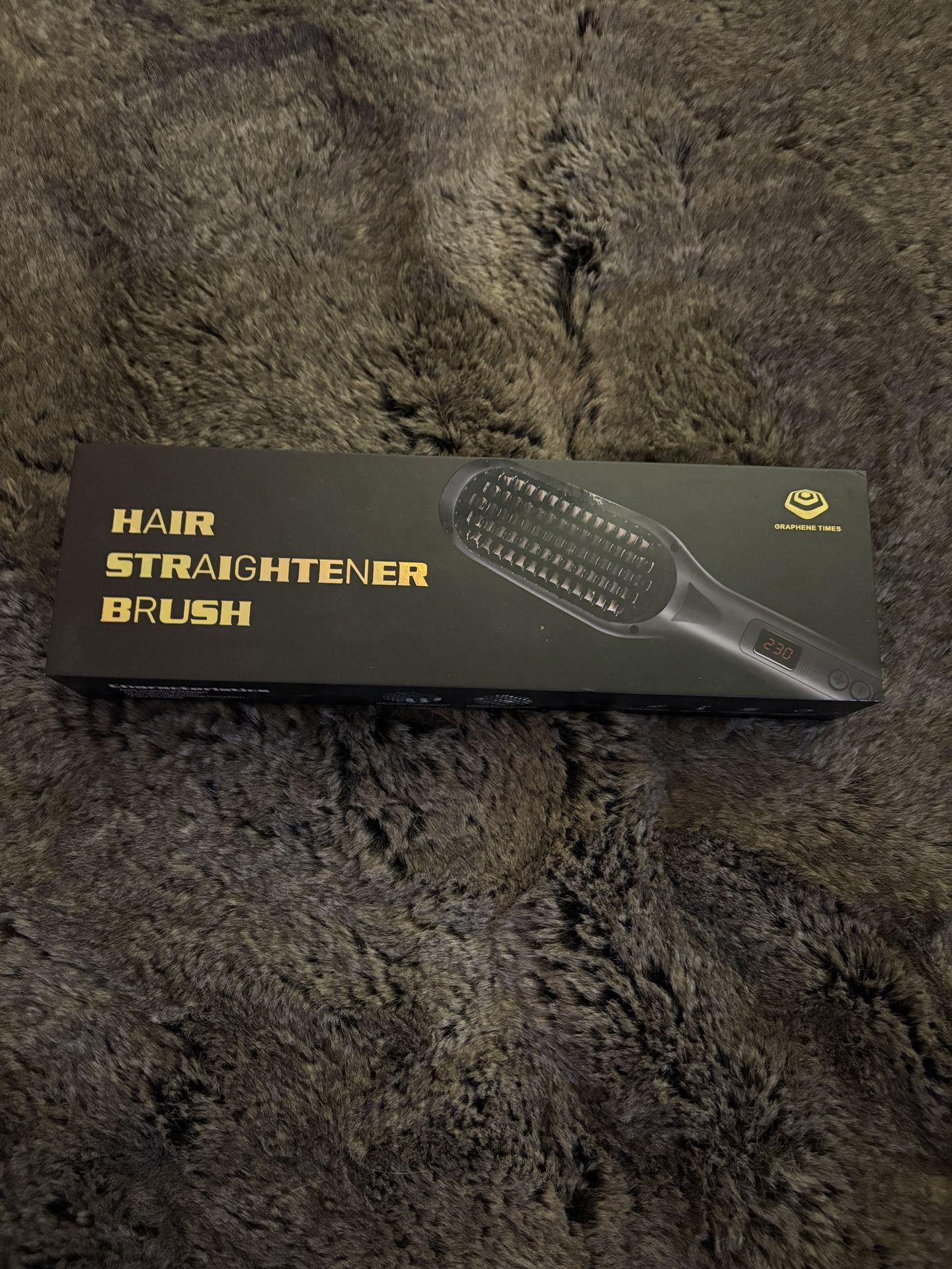 hair straightener brush 
