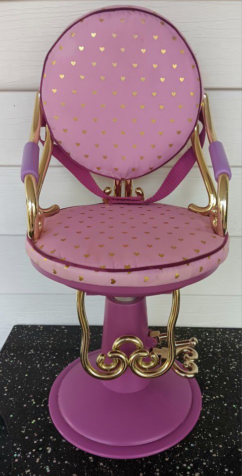 Our Generation Doll Beauty Salon Hair Stylist Chair for American Girl 18" Dolls

