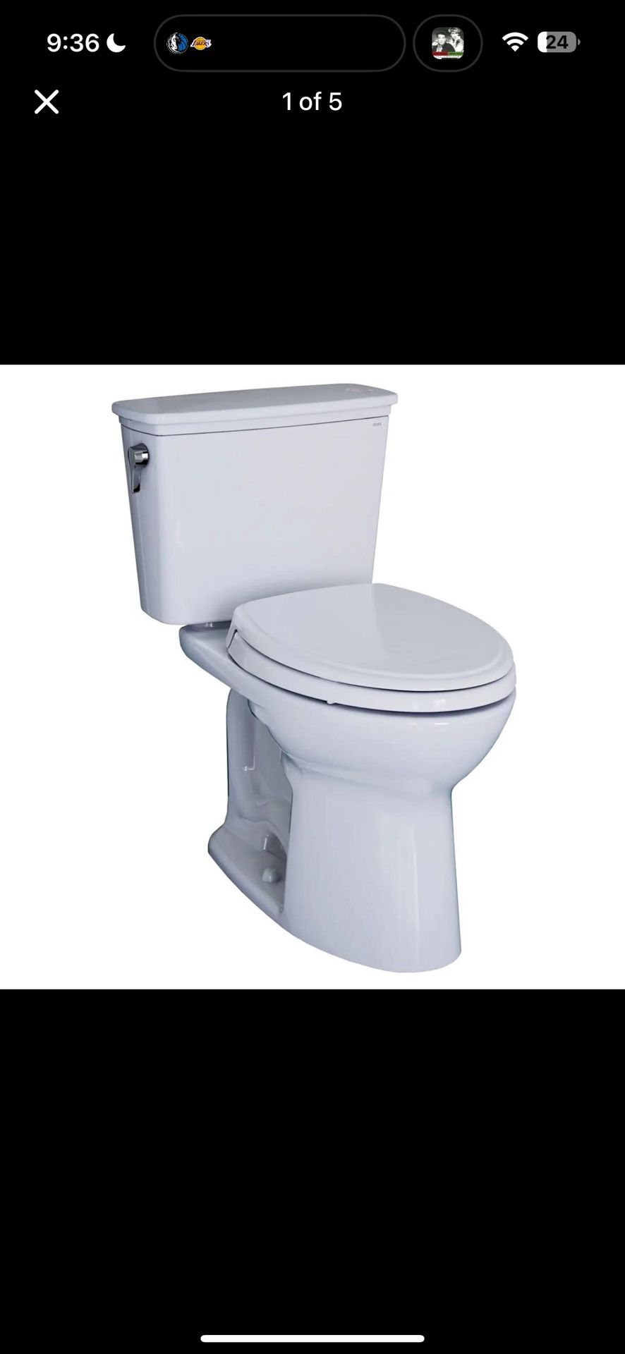 Toto Drake Elongated Two Piece Toilet