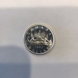 Uncirculated Canadian Silver Dollar