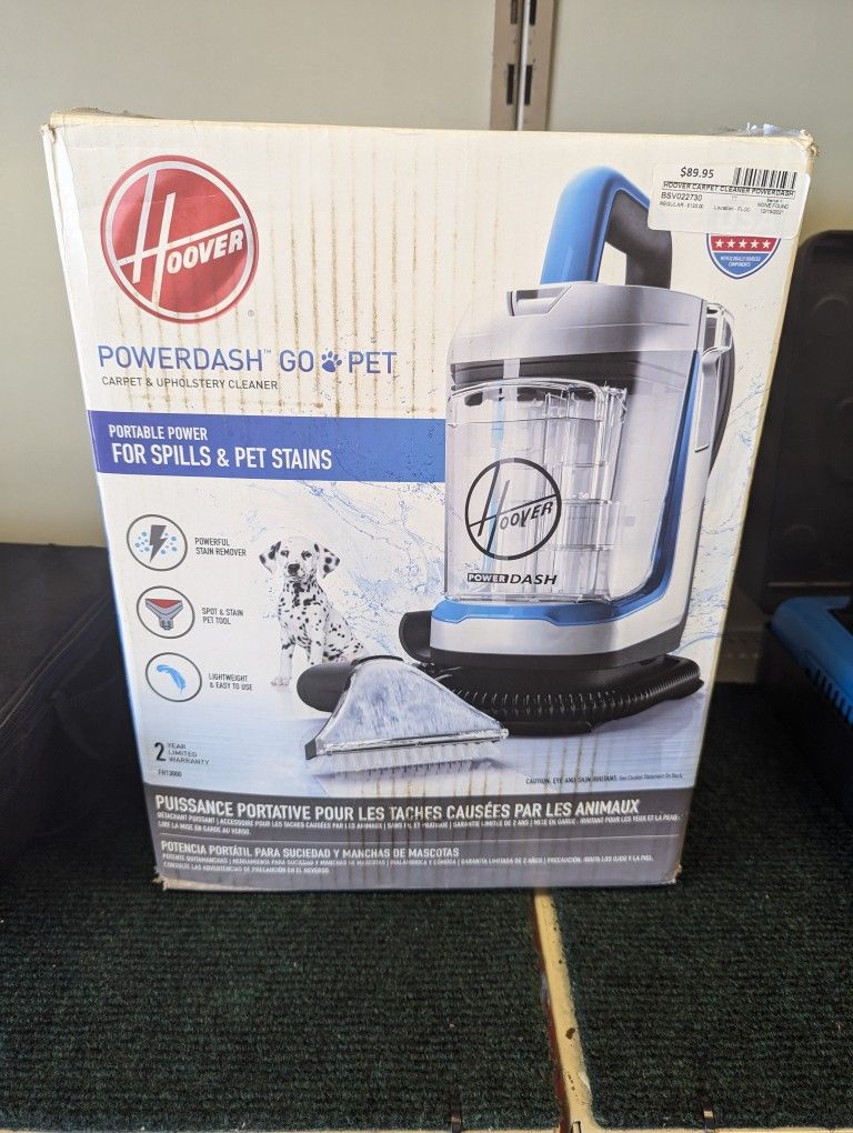 Hoover PowerDash Go Pet Portable Carpet Cleaner