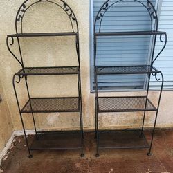 Rod Iron Shelves