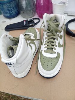 Nikes Air Force ones size 10