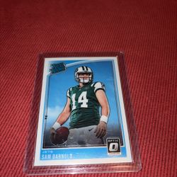 2018 Donruss Optic Sam Darnold Rate Rookie Card