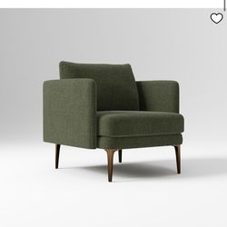 West Elm Green Auburn Chairs (Set of 2)