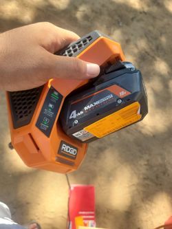 rigid battery and charger 30$