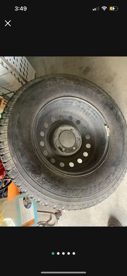 (1) used 265/70R16 whee with a 16x 8 6x5.5